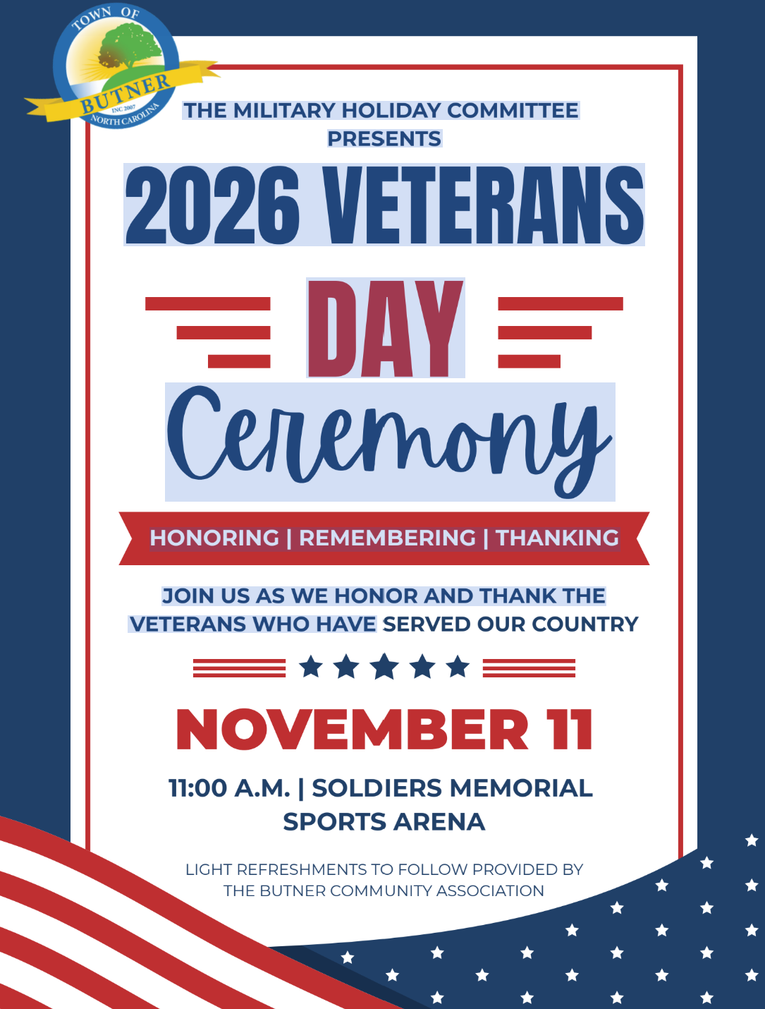 Local Veterans Day Event